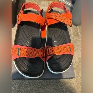 Echo orange 11 to 11 1/2 sandals